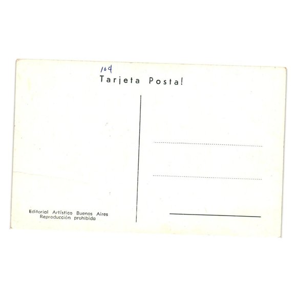 Vintage Postcard University Of Medicine Argentina Building Landscapes Tarjeta - Picture 2 of 2